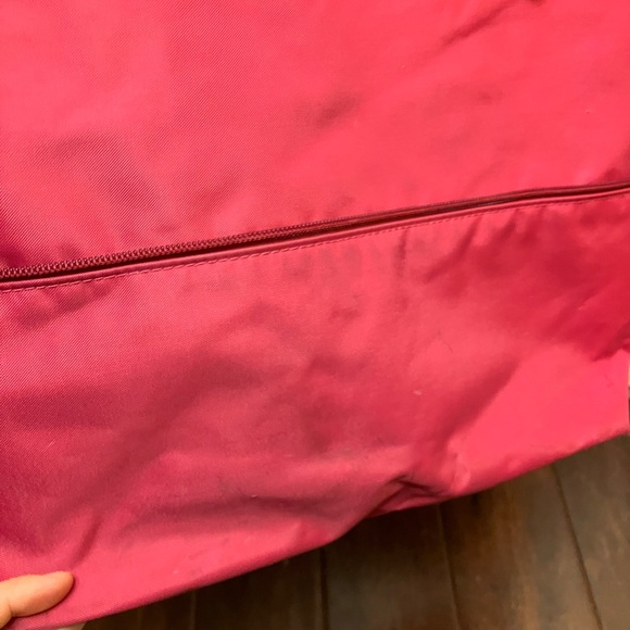 Longchamp expandable  magenta bag - Picture 5 of 15